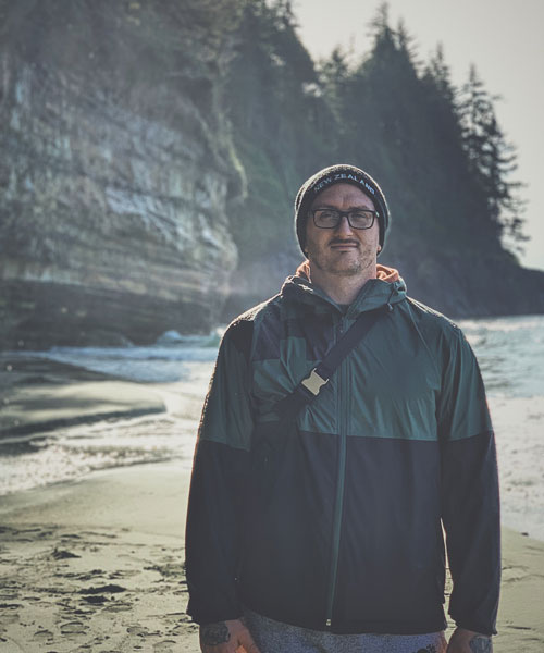 Portrait of Michael at beach