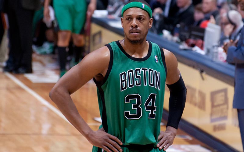 Paul Pierce on the court