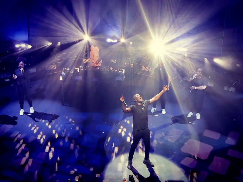 Rapper Stormzy Performing at Concert