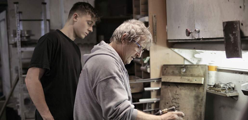 Men Working in Word Shed Big